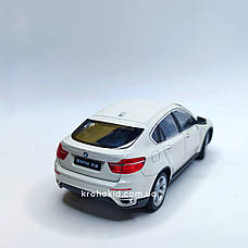 Металева машина BMW X6 "Welly" масштаб 1:24, розмір 19 см, фото 6