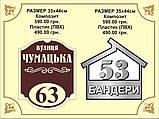 Адресна табличка,табличка на будинок з підсвічуванням, фото 11