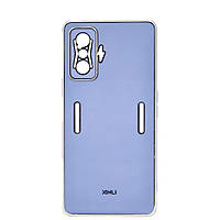 Чехол 6D Plating для Xiaomi Poco F4 GT Celestial Blue