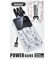Зовнішній акумулятор Powerbank Andowl Q-CD902 30000mAh Зарядний пристрій