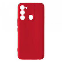 Чохол Silicone Case Camera для Tecno Spark GO 2022/Spark 8C red, фото 4
