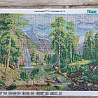 НИК-1352 Гірський водоспад, набір для вишивання бісером картини, фото 9