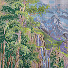 НИК-1352 Гірський водоспад, набір для вишивання бісером картини, фото 8