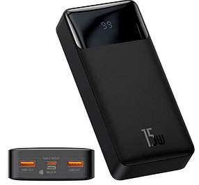 Зовнішній акумулятор Philips Power Bank 20000 mAh PD Black (DLP1720CB), фото 2