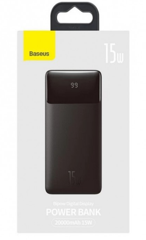 Зовнішній акумулятор Philips Power Bank 20000 mAh PD Black (DLP1720CB), фото 2