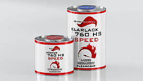 Лак акриловий швидкий 2К HS SPEED 760 Klarlack (1л) + затверджувач (0,5 л)