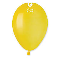 Воздушный шар Gemar 5" (13 см) желтый (02). 100 шт