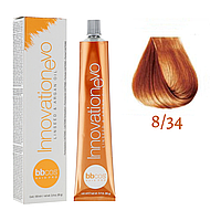 8/34 Крем-краска для волос BBCOS Innovation Evо блондин светло-золотистый медный 100 мл