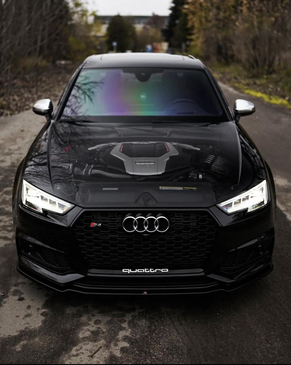 Сплітер Audi A4 B9 S-Line/S4 B9 тюнінг елерон обвіс (V1), фото 1