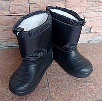 Чоботи піна чорні