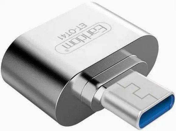Перехідник OTG Earldom ET-OT41 USB to Type-c Silver