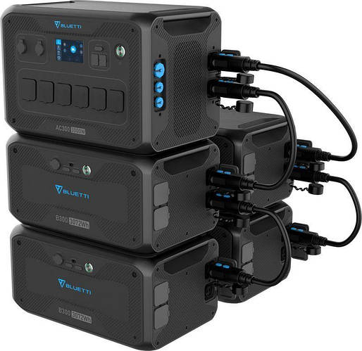 Портативная зарядная станция 3000W BLUETTI AC300+B300 (станция + доп ...