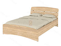 Ліжко MebelProff Ліжко-140 "Мілана", полуторне ліжко з узголів'ям