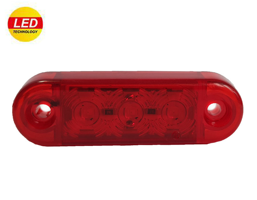 Ліхтар габаритний червоний 3LED (Турція)