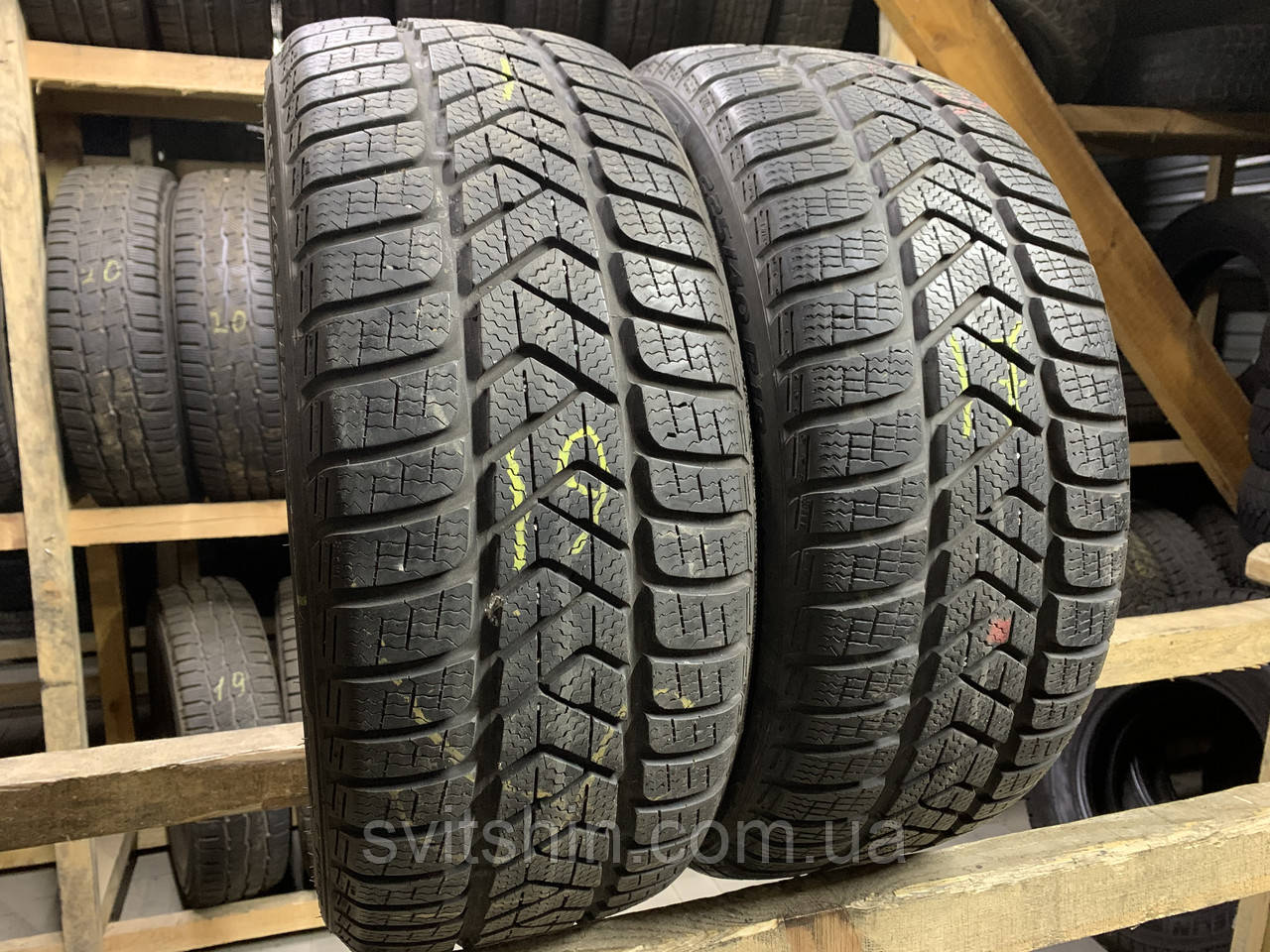 Зимова пара 225/40R18 Pirelli Sottozero3 17-19рік 6,5-7мм, фото 1