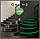 Накладки на щаблях, що світяться в темряві, без електрики – Червоний, фото 6