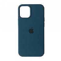 Чохол бампер накладка силіконовий Apple iPhone 14 Pro Айфон Silicone Case Синій blue cobalt Soft-touch Full