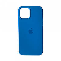 Чохол бампер накладка силіконовий Apple iPhone 14 Pro Айфон Silicone Case Синій New lake blue Soft-touch Full