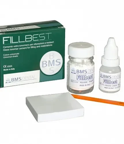 Філбест (Fillbest) — склоіономерний цемент (15 г порошку, 8 мл рідини) Італія