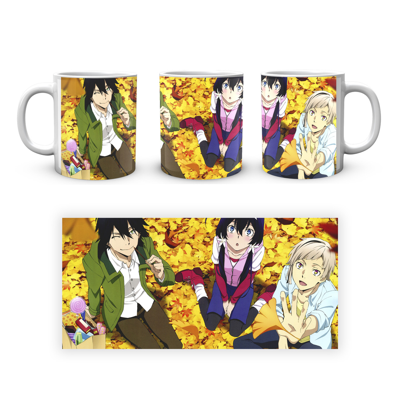 Кружка GeekLand Bungou Stray Dogs Проза Бродячих Псів Рампо Ацуши Кьока BSD 05, фото 1