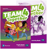 Комплект Team Together 4 Pupil's Book + Activity Book (Підручник + зошит) Pearson