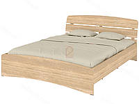 Кровать MebelProff Кровать-160 "Милана", двуспальная кровать с изголовьем