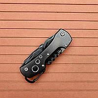 Многофункциональный мультитул 11в1 (нож, ножници, отвертка ) черный универсальный набор складных