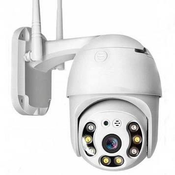 Поворотна вулична IP-камера відеоспостереження PTZ WiFi xm 2mp з віддаленим доступом Shopolife