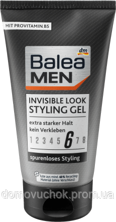 Гель для волосся Balea MEN  Styling Gel Invisible Look 150мл