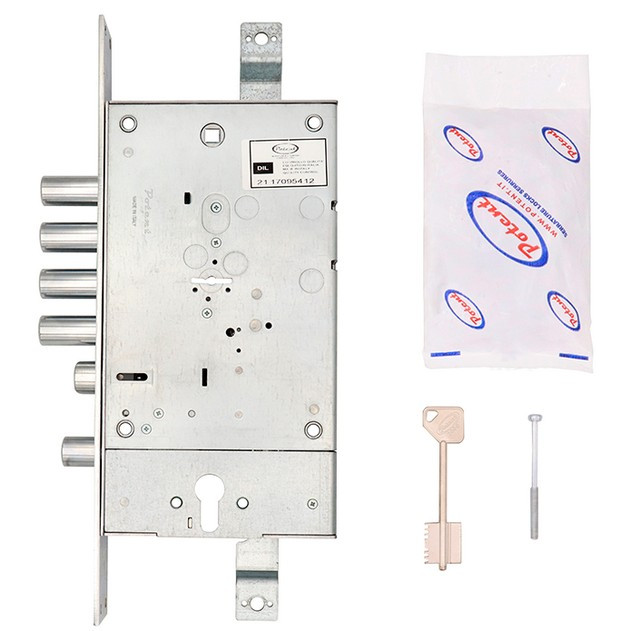 Замок двухсистемный Potent 7170/63/28 S5+1+2кл (98мм) с гостевым ключом (Италия) - фото 10 - id-p1698500742