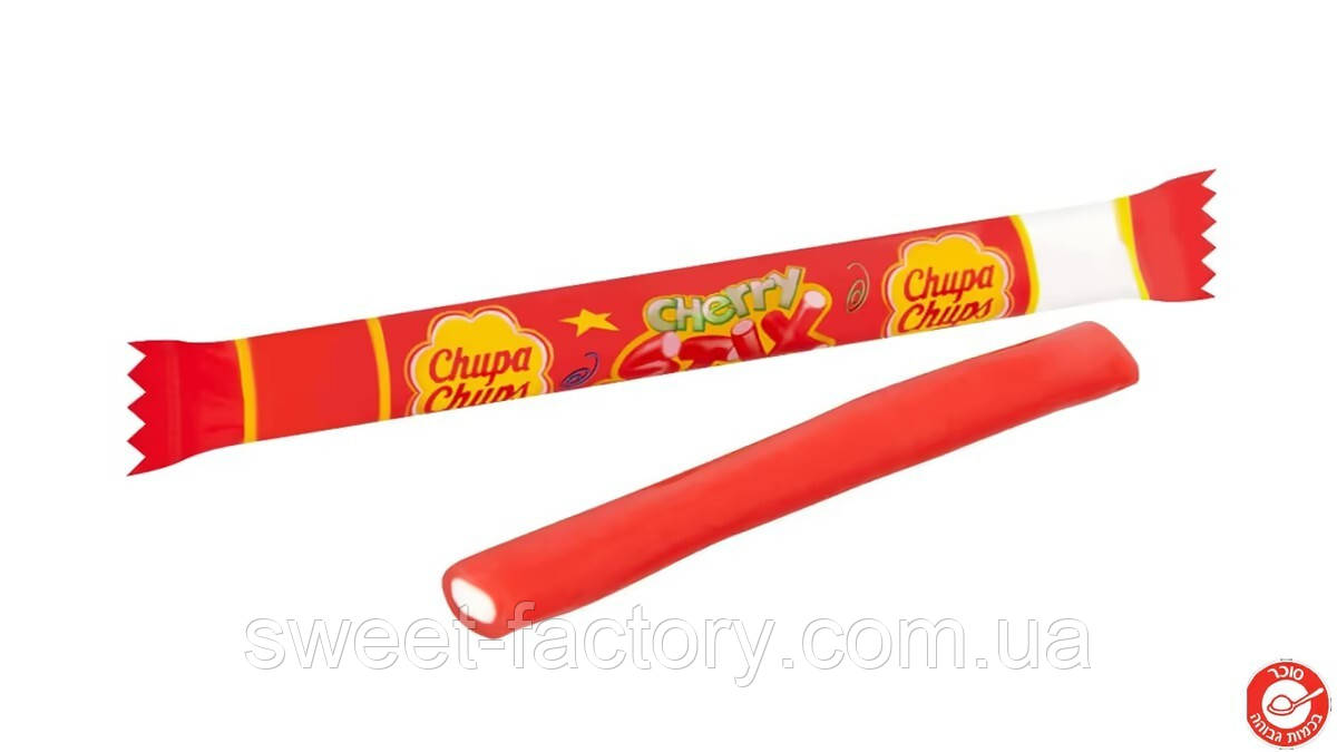 Жувальна цукерки Chupa Chups Cherry Sticks 10g, фото 1