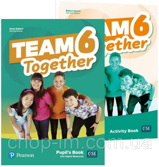 Комплект Team Together 6 Pupil's Book + Activity Book (Підручник + зошит) Pearson