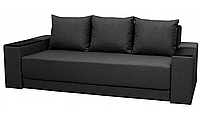 Прямой диван Еврокнижка Меркурий 245х105 Темно-серый