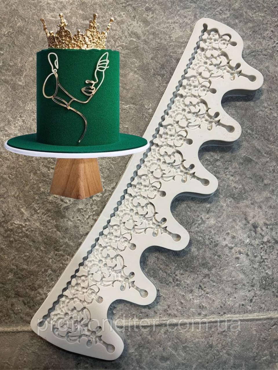 Силіконовий молд для мастики "Корона №4", фото 1