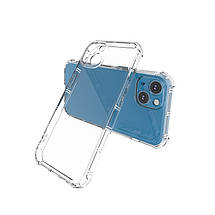 Чохол WXD силіконовий протиударний для iPhone 15 (закрита камера) / прозорий, фото 5