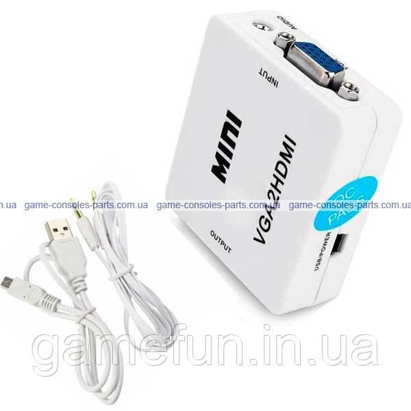 Перехідник VGA в HDMI + аудіовихід (Original)
