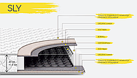 Ортопедичний матрац SLY, зима-літо, двосторонній, пружинный блок "Bonnel", 80х190