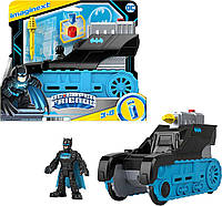 Fisher-Price Batman Бэтмен и бэтменмобиль Imaginext DC Super Friends Bat-Tech Tank, push-along vehicle Лига