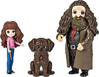 Wizarding World Гаррі Поттер і Герміона Рубеус Гегрід Harry Potter Magical Minis Hermione and Rubeus Hagrid