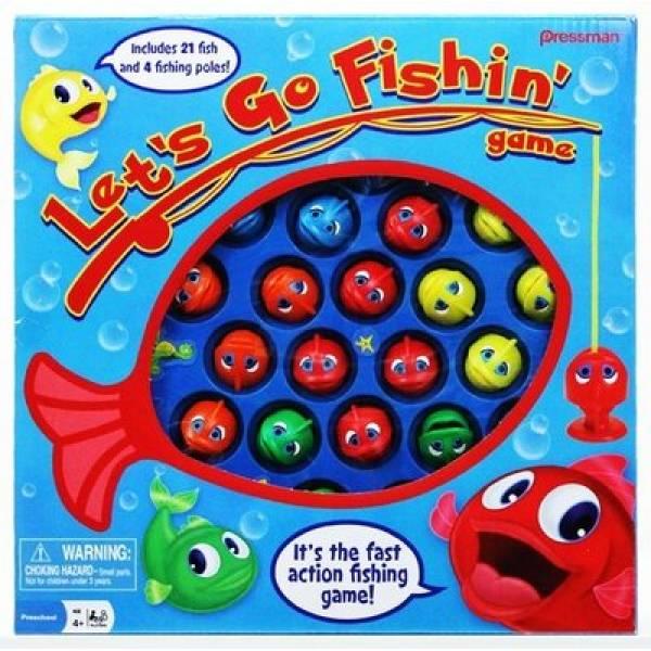 Настольная игра - занимательная рыбалка Lets Go Fishing Pressman Toys США - фото 1 - id-p1715505056