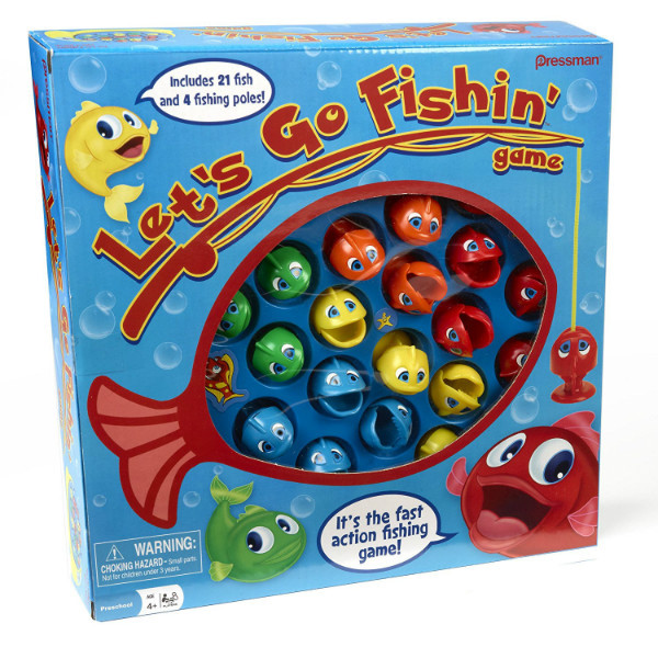 Настольная игра - занимательная рыбалка Lets Go Fishing Pressman Toys США - фото 2 - id-p1715505056