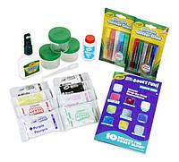 Crayola набор для создания блестящих лизунов-слаймов Model Magic Gooey Fun! Party Kit Slime Supplies