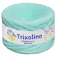 Трикотажная пряжа Trikolino, 7-9 мм., 100 м., Мята, нитки для вязания