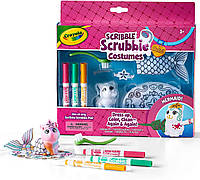 Crayola Scribble Scrubbie Pets набор раскрашиваемые питомцы русалка Scribble Scrubbie Mermaid Playset