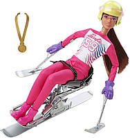 Barbie Барби зимний спорт HCN33 Winter Sports para Alpine Skier Brunette