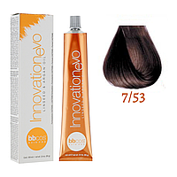 7/53 Крем-краска для волос BBCOS Innovation Evо средний золотистый блондин 100 мл