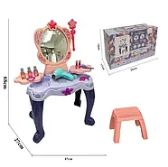 Дитяче трюмо для дівчинки (на батарейках, світло, звук, індукційна паличка, аксесуари, в коробці) 661-134, фото 4