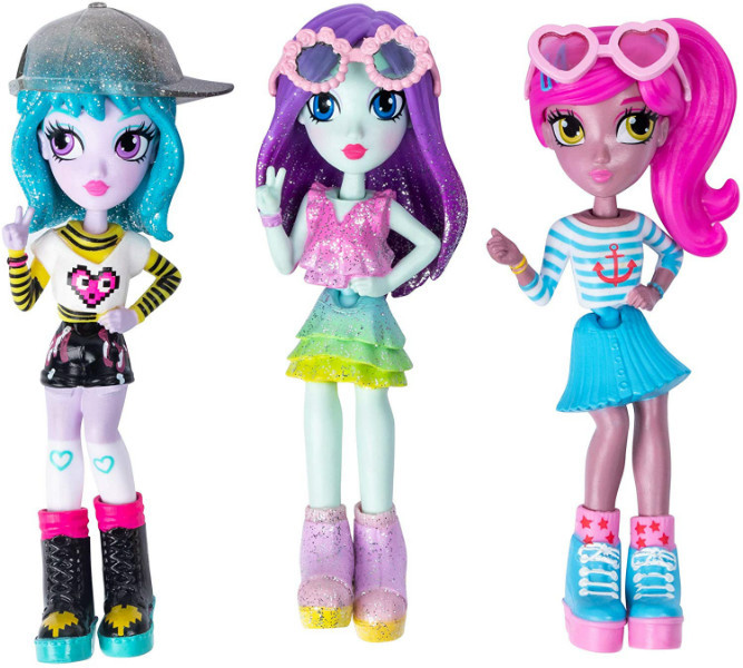 Off the Hook Міні-ляльки-манекени Стильні подружки 3 ляльки 6052021 Style Doll 3 Pack