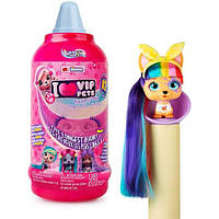 Vip Pets Домашний любимец питомец сюрприз с длинными волосами в бутылке Cagnoline IMC Toys