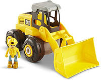 Cat Экскаватор с работником разборный с отверткой 80903 Construction Build Your Own Junior Crew Excavator